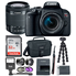 Canon EOS Rebel T7i Digital SLR Camera Bundle w/ EF-S 18-55mm f/4-5.6 IS STM lens + 58mm Wide Angle Lens + 58mm Telephoto Lens + Flash + Canon SLR Bag + 32GB SDHC Memory Card + 3pc Filter