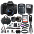 Canon EOS Rebel T6i Digital SLR w/ EF-S 18-55mm f/3.5-5.6 IS STM Lens + 58mm Wide Angle Lens + 58mm Telephoto Lens + Flash + 32GB SDHC Memory Card + 3pc Filter Kit + Wireless Remote Control + Bundle