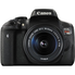 Canon EOS Rebel T6i Digital SLR with EF-S 18-55mm f/3.5-5.6 IS STM Kit Lens and Canon 75-300mm f/4.0-5.6 EF III Lens + Slave Flash + 58mm Wide Angle and Telephoto Lenses + 32GB Deluxe Accessory Bundle