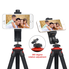 Camera Travel Tripod Lammcou Durable Tripod Sturdy Tripod Flexible Tripod Smartphone Tripod 3in1 Cell Phone + Action Camera Tripod for Canon Nikon Sony DSLR Cam/Gopro Action Cam/iPhone/Samsung Tripod