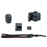 Canon EOS Rebel T7i Digital SLR Camera + Canon EF-S 18-55mm f/4-5.6 IS STM Lens + Canon EOS Shoulder Bag 100ES (Black) + SanDisk Ultra SDXC 64GB 80MB/S Class 10 Flash Memory Card + Deluxe Canon Bundle