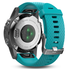 Garmin Fenix 5S - Silver with Turquoise Band