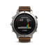 Garmin Fenix Chronos, Steel with Vintage Leather Watch Band