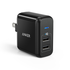 Anker 2-Port 24W USB Wall Charger PowerPort 2 with PowerIQ for iPhone X/ 8/ 7 / 6s / Plus, iPad Air 2 / mini 3, Galaxy S Series, Note Series, LG, Nexus, HTC and More