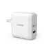 Quick Charge 3.0, Anker 18W USB Wall Charger (Quick Charge 2.0 Compatible) PowerPort+ 1 for Galaxy S7/S6/Edge/Plus, Note 5/4, LG G4, HTC One A9/M9, Nexus 6, iPhone, iPad and More