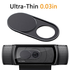 CloudValley Webcam Cover for Logitech C920, C922, C922x and C930e etc Flat Camera, Ultra-Thin Privacy Protects Lens Metal Slider Cap also for PC, Computer, All-in-one Desktop (Metal Cover 1 Pack)