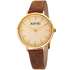 August Steiner White Dial Ladies Watch AS8187YGBR
