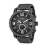 Fossil Nate Chronograph Smoke Grey Dial Ion-plated Men's Watch JR1437