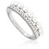 Swarovski Swarovski Lisboa Ring White Rhodium Plated Size 52 5412303