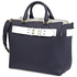Burberry Ladies Satchel Regency Blue Medium Belt Bag 4073338