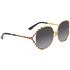 Gucci Grey Gradient Round Ladies Sunglasses GG0595S 002 59