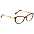 Chopard Ladies Tortoise Butterfly Eyeglass Frames VCH224S 752 54