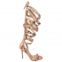 Giuseppe Zanotti Ladies Pink Sandal Knee Gladiator Sandals LJE703/001