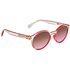 Marc Jacobs Marc Jacobs Brown Pink Gradient Round Unisex Sunglasses MARC224S06OC52 MARC224S06OC52