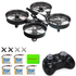 MysteryStone H36 Mini Quadcopter Drone RTF 2.4G 4CH 6 Axis Eversion with Headless Mode One Key Return, Remote Control UFO Nano Quadcopter with Four Extra Batteries and 5 in 1 Charger (Grey and Black)