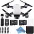 DJI Spark Quadcopter (Alpine White) CP.PT.000731 + Sony 64GB microSDXC + Card Reader + Fibercloth Bundle