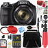 Sony Cyber-shot DSC-H300 Black Digital Camera + 32GB Memory Card, Battery & Accessory Bundle