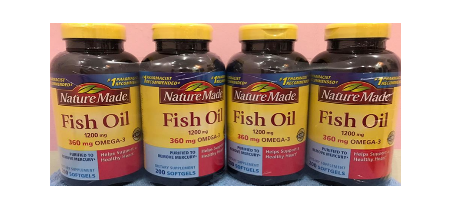 Dầu Cá Nature Made Fish Oil Omega 3 1200mg