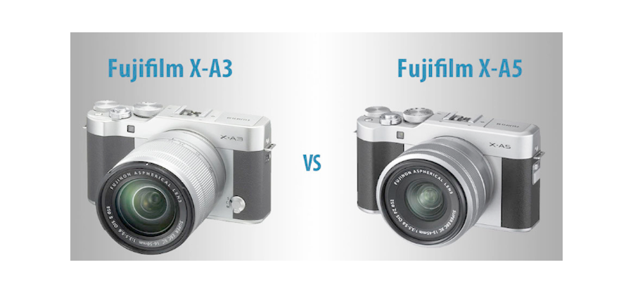 11 Điểm khác biệt giữa Fujifilm X-A5 vs X-A3