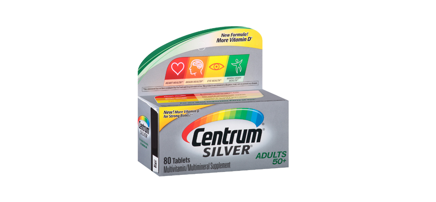 Vitamin Tổng Hợp Centrum Silver Adults 50+ Của Mỹ, 220 viên