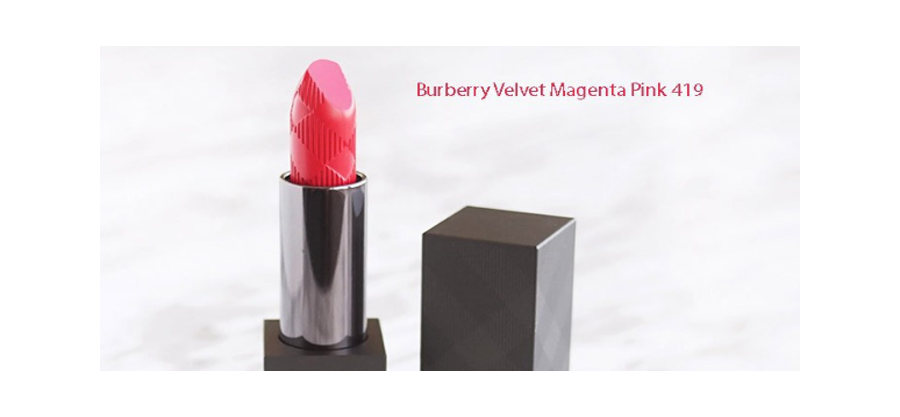 Son môi Burberry Lip Velvet Matte #419