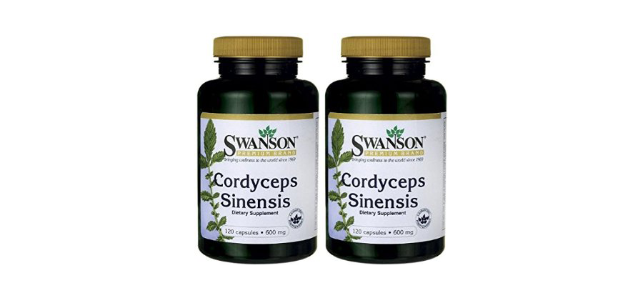 Đông Trùng Hạ Thảo Swanson Cordyceps 600mg Hộp 120 Viên