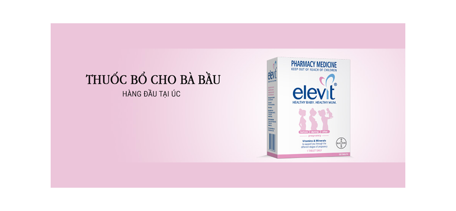 Elevit Của Úc Hộp 100 Viên - Vitamin Bà Bầu Dành Cho Phụ Nữ Trước, Trong Thời Kỳ Mang Thai Và Sau Khi Sinh